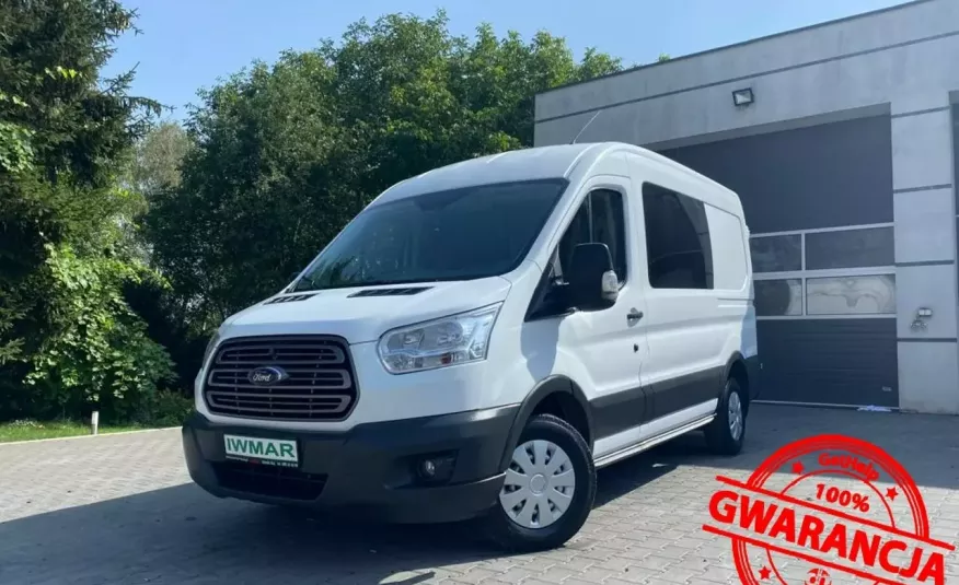 Ford Transit 2014 2.2 Brygadówka 9 osobowy L2H2 Salon PL 2 właściciel Brutto zdjęcie 