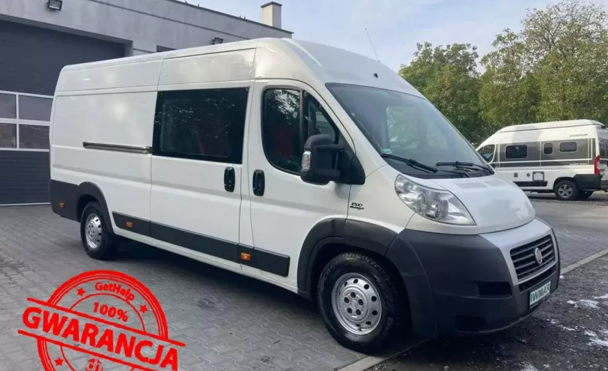 Fiat Ducato 2012 2.3 150 KM L4H2 6 osobowy Brygadówka Salon PL I właściciel zdjęcie 