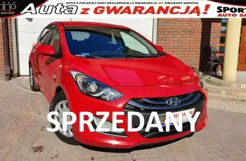 Hyundai i30 1.4 16 V 100KM TYLKO 139 tys km.Salon PL, Bezwypadkowy Gwarancja