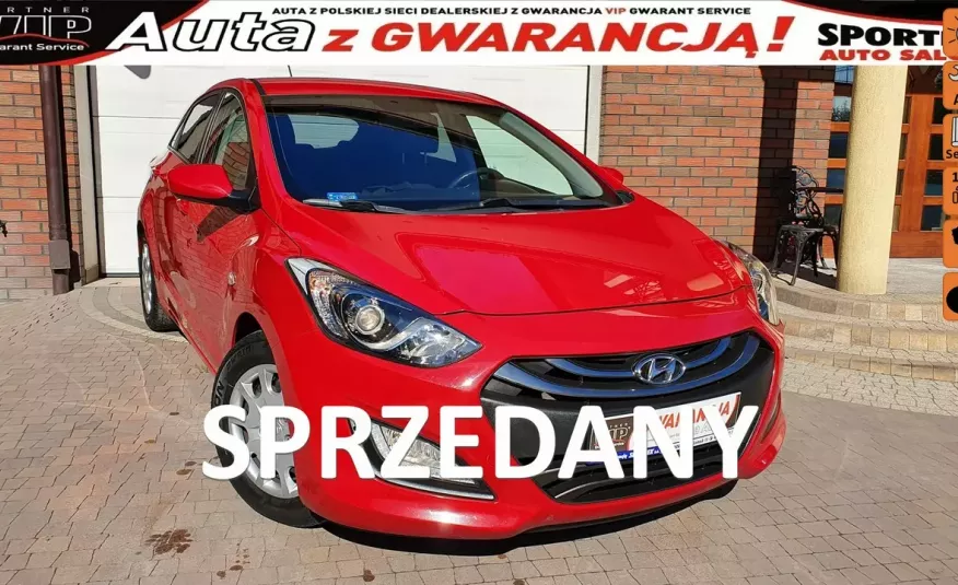 Hyundai i30 1.4 16 V 100KM TYLKO 139 tys km.Salon PL, Bezwypadkowy Gwarancja zdjęcie 