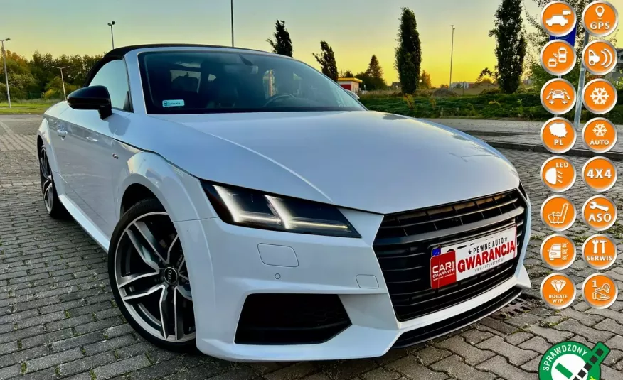 Audi TT CABRIO 2.0TFSI QUATTRO Wirtualny kokpit kamera s-line zamiana gwaranc zdjęcie 