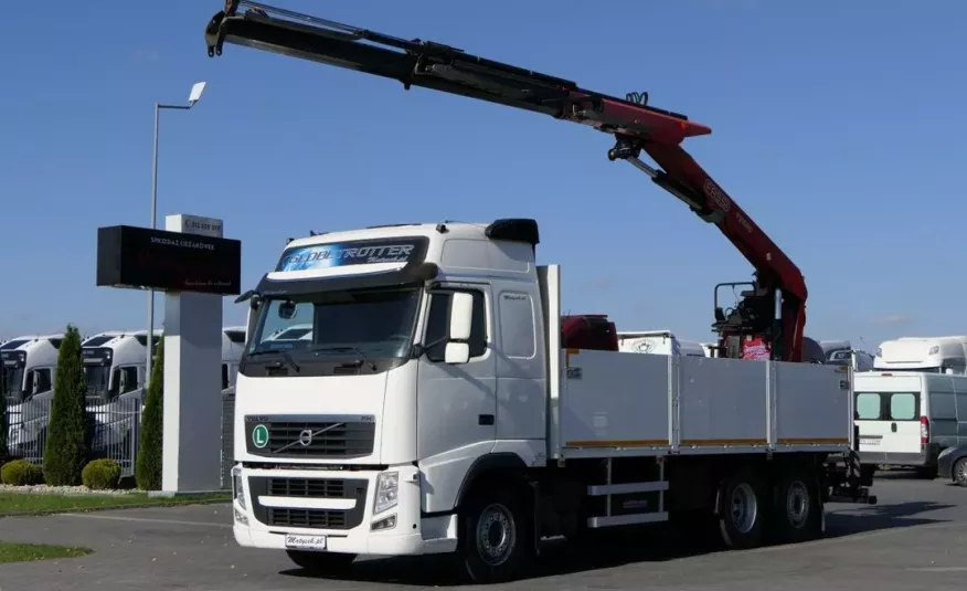 Volvo FH 420 / 6 X 2 / SKRZYNIOWY - 6, 5 M + HDS FASSI F 215 AS / OŚ SKRĘTNA / SIODEŁKO / EEV / zdjęcie 