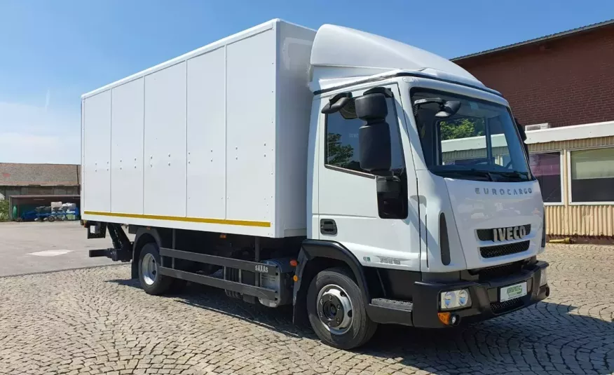 Iveco 75E16 EuroCargo , Winda, Konterer, 7, 5 DMC (Nr 118) F Vat 23%, Winda BAR 1500kg, 12 EP , 2013 rok zdjęcie 