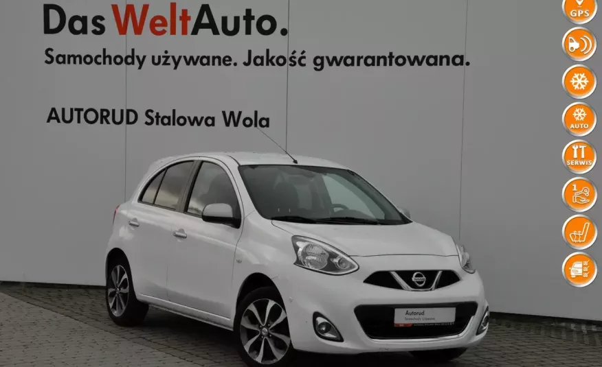 Nissan Micra 1.2 80KM Klimatyzacja Nawigacja pod. fotele FV marża zdjęcie 