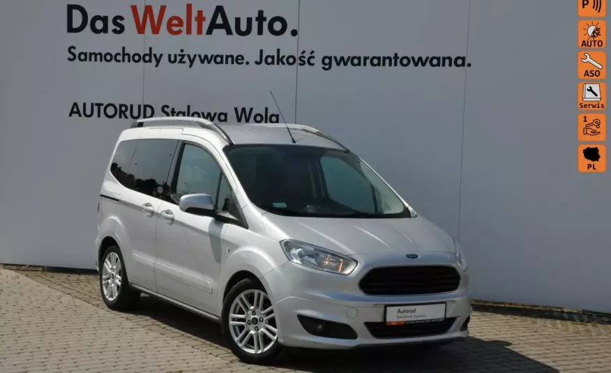 Ford Tourneo Courier 1.5TDCI 95KM Pl Rynek Czujniki Park 1-wł Serwis FV23 zdjęcie 