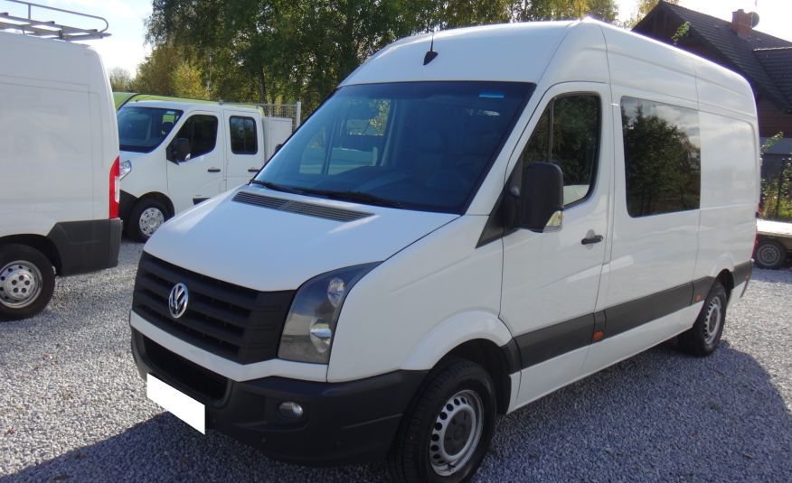 Volkswagen LIFT brygadówka doka dubel kabina 6-osbó klima pdcx2 navi ładny zdjęcie 