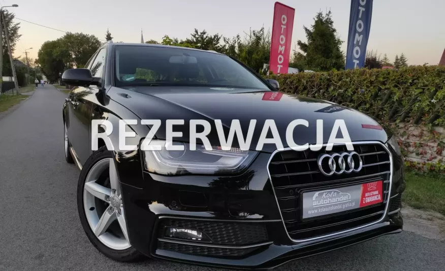 A4 Audi A4 B8 2.0 TDI S-Line Alcantara Zadbana Po Opłatach GWARANCJA zdjęcie 