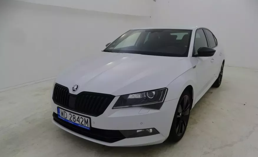 Skoda Superb 2.0 TDI Sportline Salon PL 1 wł ASO FV23% zdjęcie 