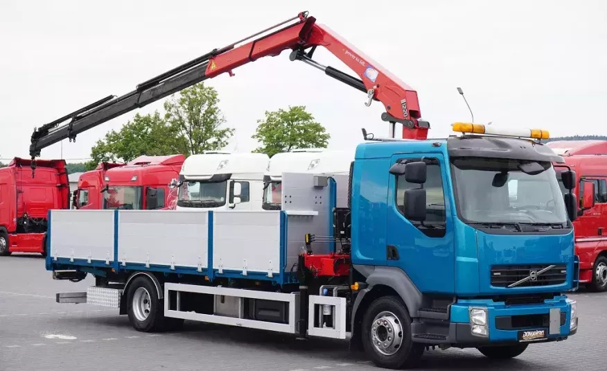 Volvo FL / 260 / E 5 / SKRZYNIOWY + HDS / HMF 1220 K 4 / WYSIĘG 12.6 M / PILOT zdjęcie 
