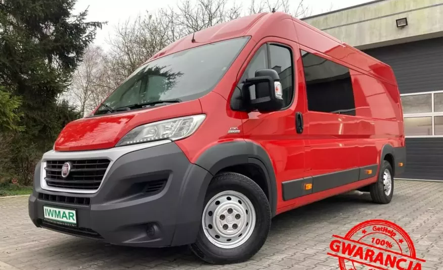 Fiat Ducato 2016 2.3 130 KM L4H2 Brygadówka 7 osobowy Salon Polska I właściciel zdjęcie 