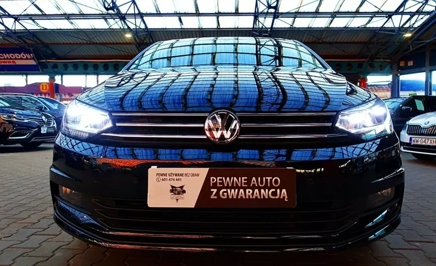 Volkswagen Touran 3 Lata GWARANCJA I-wł Kraj Bezwypadkowy 2.0 TDI FullLED+NAVI+ACC FV23% 4x2 zdjęcie 1