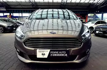 Ford S-Max 3LataGWARANCJA 1wł Kraj Bezwypadk 190KM AWD AUTOMAT 7os TITANIUM FV23% 4x2