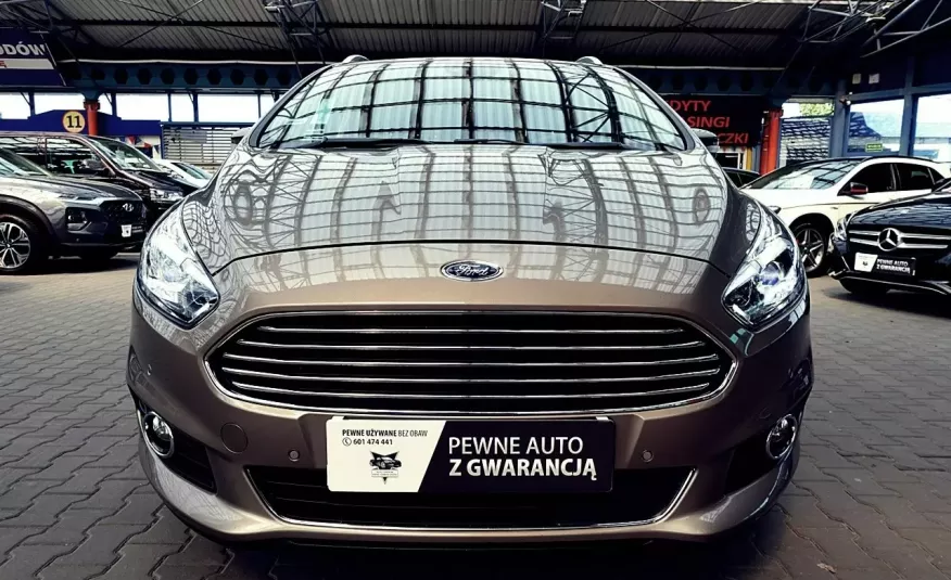 Ford S-Max 3LataGWARANCJA 1wł Kraj Bezwypadk 190KM AWD AUTOMAT 7os TITANIUM FV23% 4x2 zdjęcie 