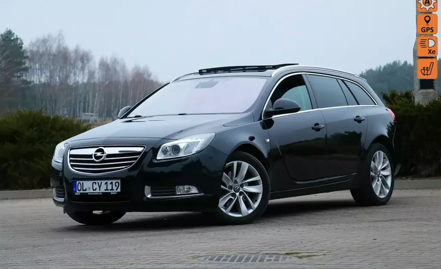 Opel Insignia 160KM Panorama Navi El.Klapa Pół Skóry Podgrze.Fotele Kierownica Niemc zdjęcie 