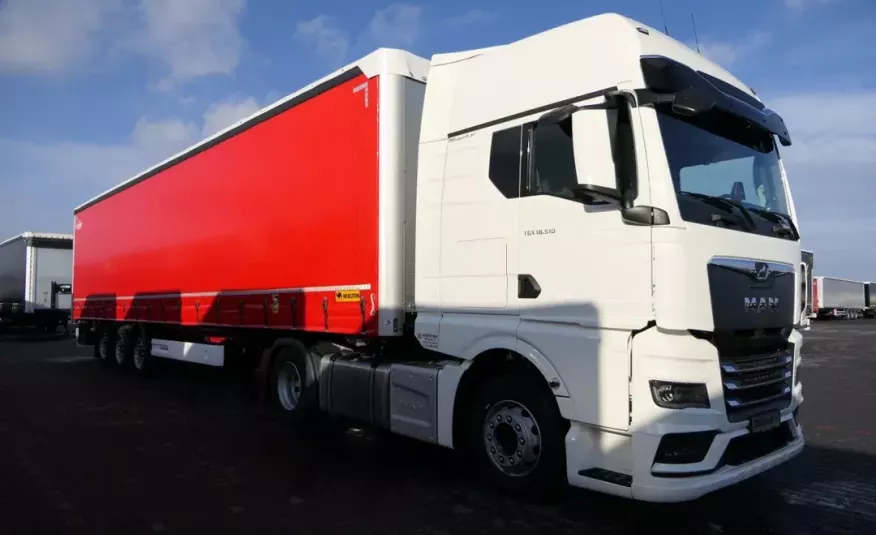 MAN TGX 18.510 / GX / NAVI / NOWY - 2022 + WIELTON FIRANKA / STANDARD / NOWA / zdjęcie 