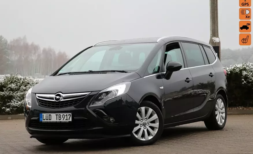 Opel Zafira 140KM Turbo Kamera Xenon Navi Podgrze.Kierownica Podgrze.Fotele 7osobo zdjęcie 