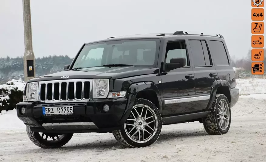 Jeep Commander 218KM 4x4 7osobowy Panorama Skóry DVD Tempomat El.Fotele Niemcy zdjęcie 