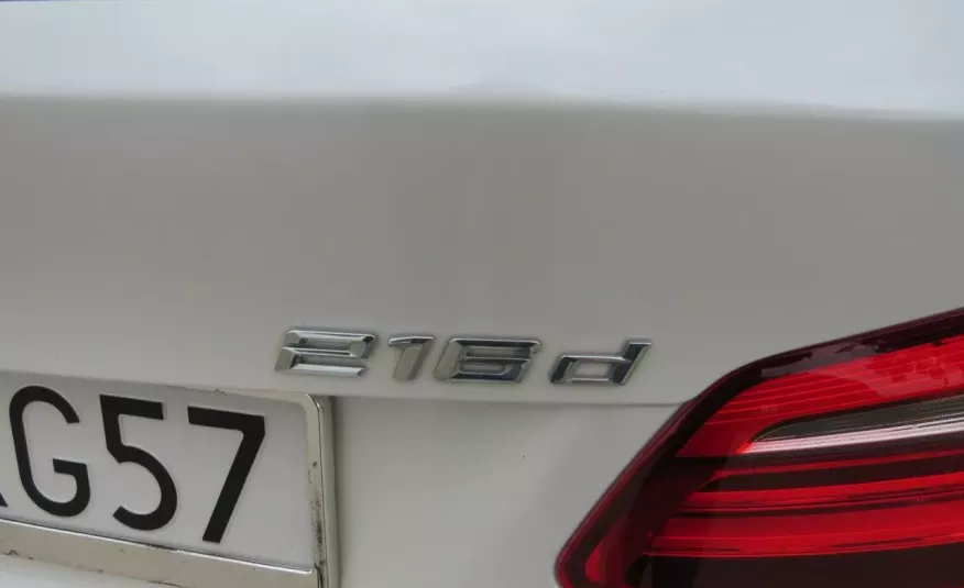 BMW 216 216d 1.5 Diesel 116KM Bezwypadkowy Nawigacja zdjęcie 18