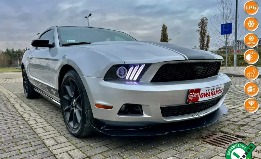 Ford Mustang 3.7v7+gaz najbogatsza wersja skóra Ledy xenon aktyw.wydech zamiana gwa zdjęcie 