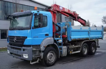 Mercedes Axor 2636 6x4 Wywrotka z HDS HMF 1820 Pilot