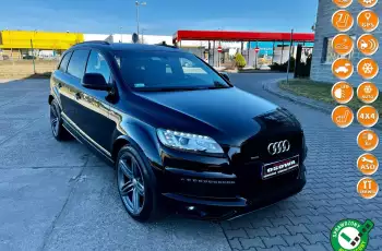 Audi Q7 3.0tdi 3x s-line 7.os. skóry ledy panorama navi pneumatyka 1r.gwarancj