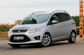 Ford Grand C-MAX 163KM Kamera Navi Park Assist Xenon Podgrze.Szyba Przód El.Klapa Niemc