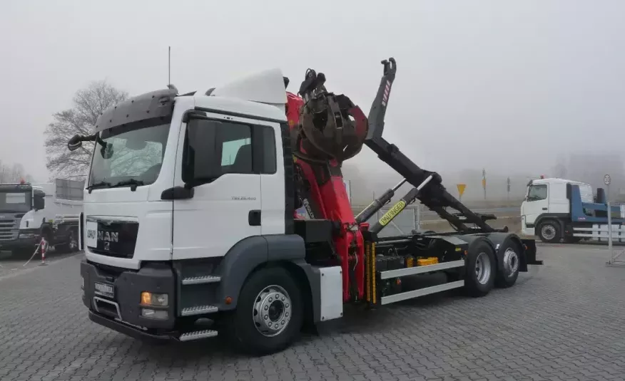 MAN TGS 26.400 6x2 / HAKOWIEC Z HDS / CHWYTAK DO ZŁOMU / zdjęcie 