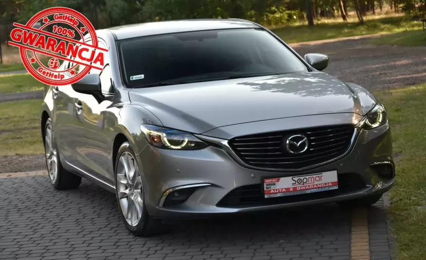 Mazda 6 2.5 192KM 2015r. Xenon NAVi LED Kamera 19" Polecam zdjęcie 