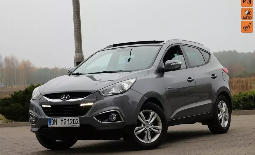 Hyundai ix35 Panorama Pół Skóry 4xPodgrze.Fotele Ledy Klimatronik Blue Drive Niemcy zdjęcie 