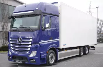 Mercedes Actros 2542 MP4 E6 6x2 / Chłodnia Schmitz Mega / 40 Palet / 58 m3 / wys. 2.85