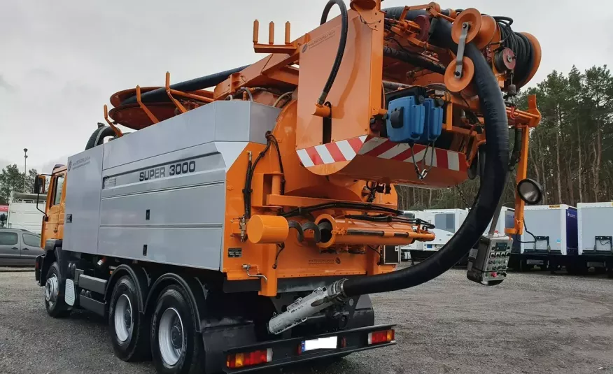 WUKO Wiedemann Super 3000 z recyklingiem 6x4 wynajem WUKO asenizacyjny separator beczka odpady recykling zdjęcie 1