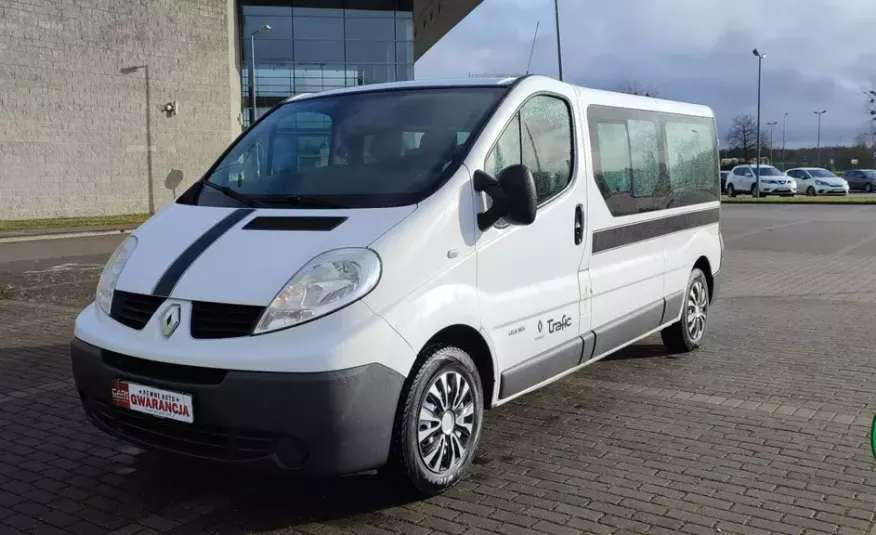 Renault Trafic Long 2.0dci Passenger 9.os. 2x klimatronik +ogrzewanie tempomat śliczn zdjęcie 