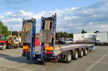Fliegl Niskopodłogowa Laweta 4 osie 2xOś skrętna