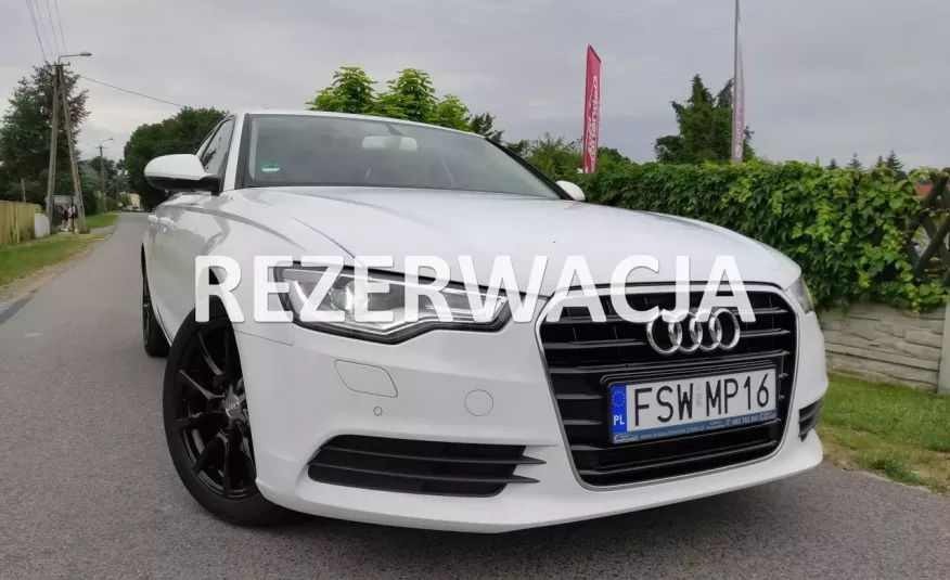 Audi A6 A6 C7 2.0 TDI Sedan Biała Xenon Skóry Alu 18 Rej PL GWARANCJA zdjęcie 