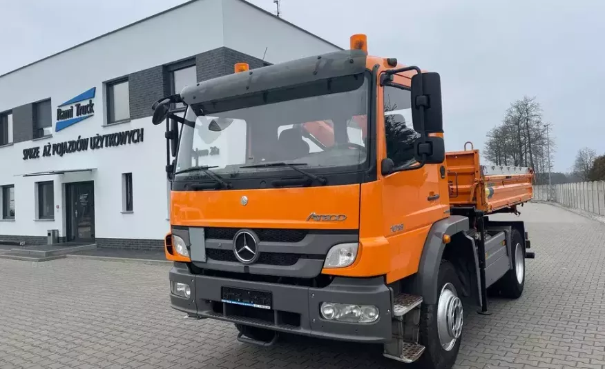Mercedes ATEGO 1018, 4x4, WYWROTKA, HDS zdjęcie 