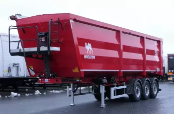 Wielton WYWROTKA 55 M3 / CAŁA STALOWA / HARDOX / OŚ PODNOSZONA / 2021 R /