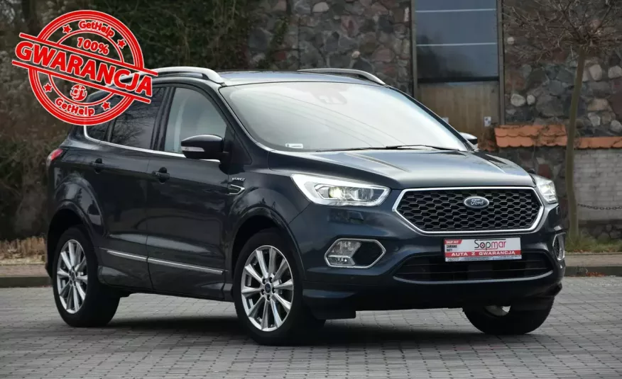 Ford Kuga Vignale 1.5 BENZYNA 150KM Manual XII.2019r. SALON LED NAVi Kamera Full zdjęcie 