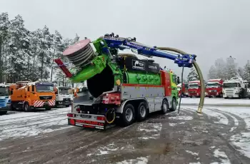 Scania FFG ELEPHANT WUKO KOMBI DO CZYSZCZENIA KANAŁÓW WUKO asenizacyjny separator beczka odpady czyszczenie kanalizacja