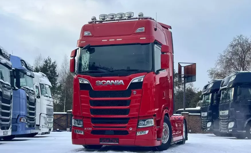 S730 perfekcyjny stan V8 pełna opcja kontrakt ASO SCANIA zdjęcie 