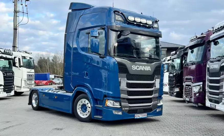 S450 Full led klima postojowa mega low deck 2019/2019 kontrakt scania zdjęcie 