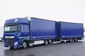 DAF 106 / 460 / SSC / ACC / EURO 6 / ZESTAW PRZEJAZDOWY 120 M3