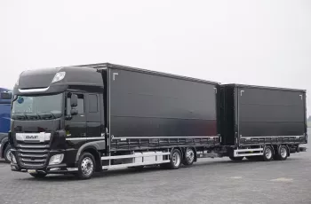 DAF / XF / 480 / ACC / E 6 / ZESTAW PRZEJAZDOWY 120 M3 / DŁ. 9.1 M + 6, 5 M
