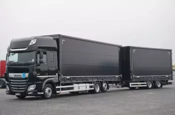 DAF / XF / 480 / ACC / E 6 / ZESTAW PRZEJAZDOWY 120 M3 / DŁ. 9.1 M + 6, 5 M