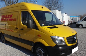 Mercedes LIFT L2H2 2013 zabudowa kurierska półki DHL kamera cofania ŁADNY