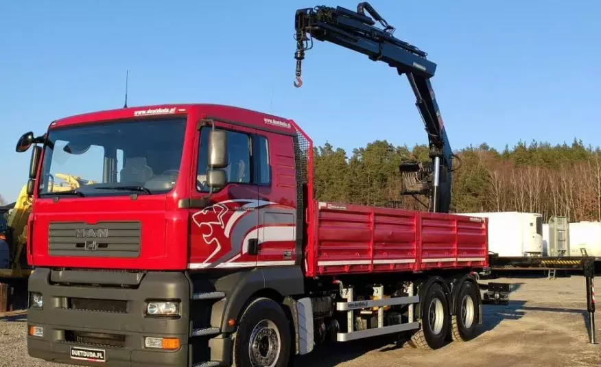 Man 26.440 6x4 HDS HIAB 166 B-3 DUO Wywrotka Meiller 2-stronna zdjęcie 