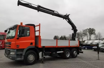 DAF CF 85.380 6x2 Oś Skrętna Skrzynia HDS HIAB 220C + Pilot