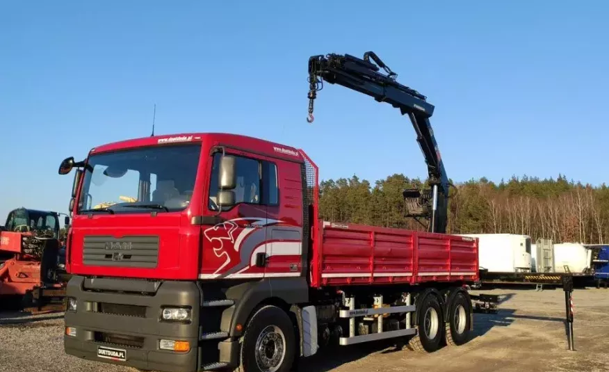 Man 26.440 6x4 HDS HIAB 166 B-3 DUO Wywrotka Meiller 2-stronna zdjęcie 