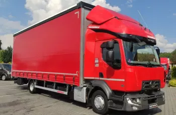 Renault D12.240 E6 Firana Tył Drzwi Dach Zsuwany Długa 830cm