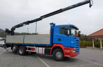 Scania R 400 LB 6x2 HDS Budowlanka Widły Oś Skrętna Super Stan