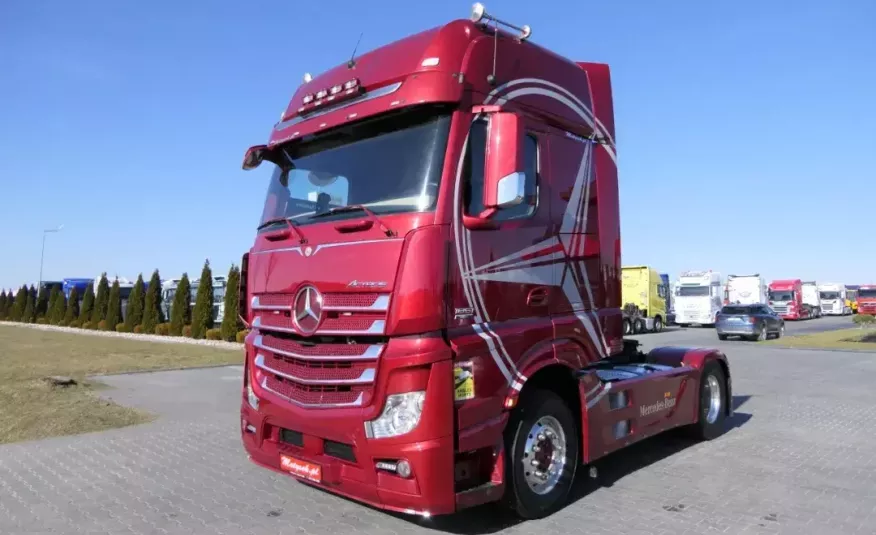 Mercedes ACTROS 1851 / GIGA SPACE / RETADRER / SALONKA / FLEETBOARD / / NAVI / zdjęcie 